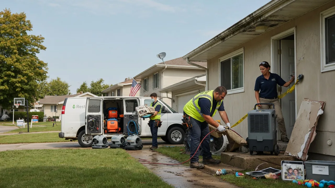 Water Damage Restoration in Deerfield, MI near me